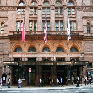 Carnegie Hall, a famous concert venue in New York City